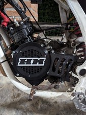 Copri Carter Accensione HM AM6 Motard Enduro con griglia + Copri Pignone