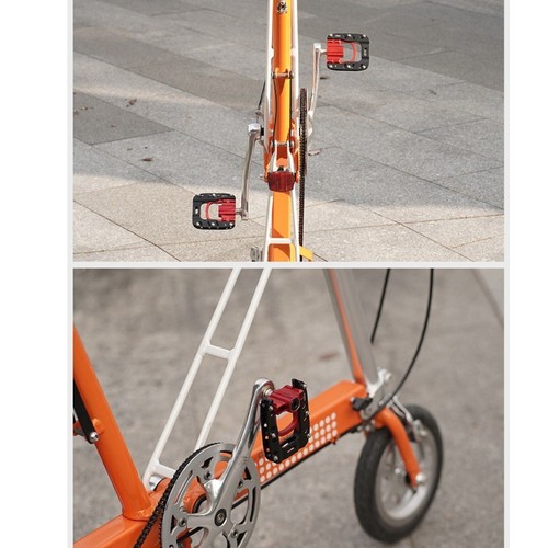 Three ply folding - pedals, for