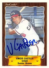 Vinny Castilla autographed