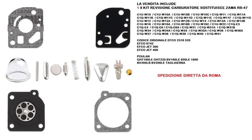 Kit revisione zama per - zama,