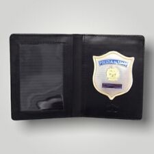 Portafoglio porta tesserino per Forze Dell'Ordine uomo donna nero