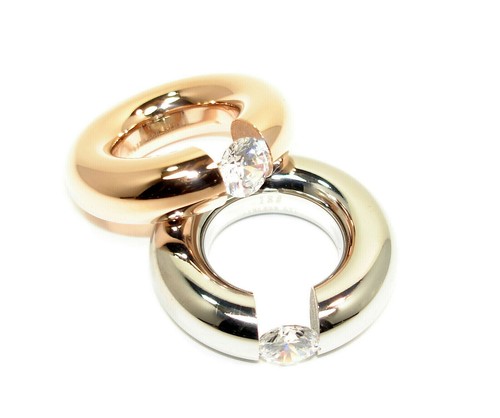 Anello donna acciaio - da,