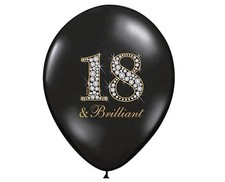 10 PALLONCINI in lattice nero