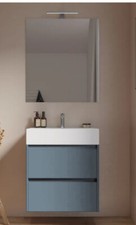 mobile bagno completo di specchio e lampada nuovo marca Azzurra bagni 50x50x46cm