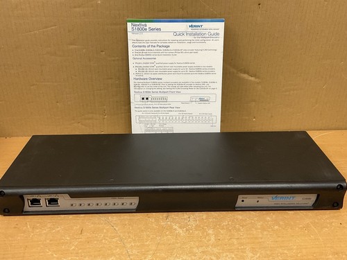 Verint s1808e porte - verint, 8