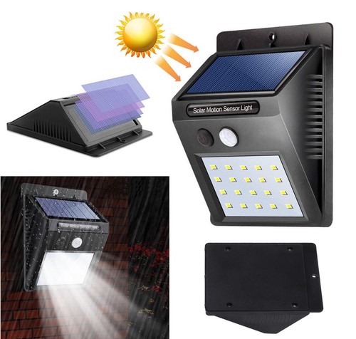 Faro led con pannello solare - faro,