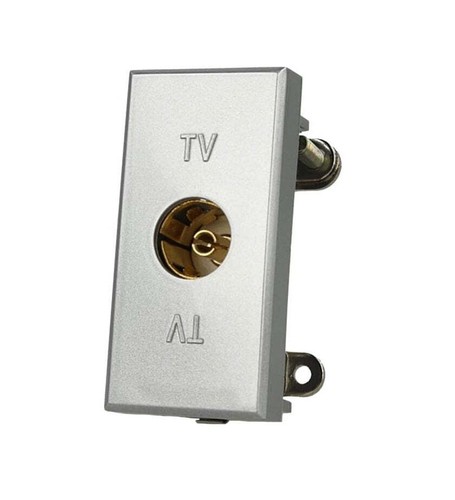 Presa femmina silver tech - tv,