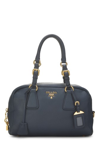Borsa prada navy vitello daino - prada,