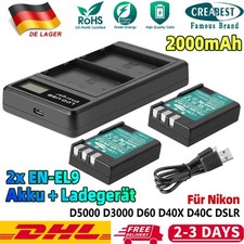 2 batterie 2000 mAh e doppio