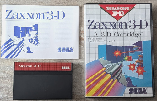 Sega master system zaxxon 3d - master,