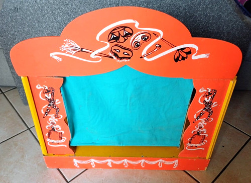 Teatrino legno vintage per - teatrino,