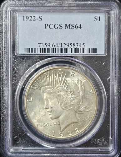 1922 dollaro della - 1922-s, pace