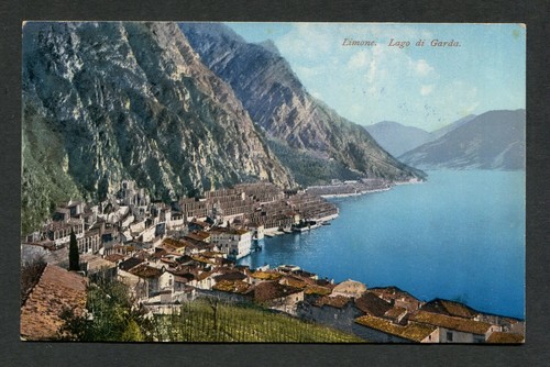 F078 cartolina limone lago - lago, di