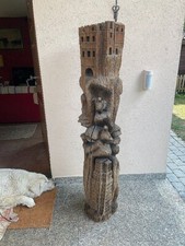 ANTICO TOTEM IN LEGNO