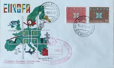 Europa 1963 FDC Italia Napoli Fuorigrotta