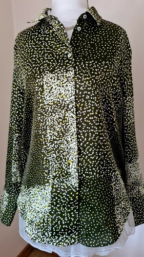 Camicia raso verde - , misto