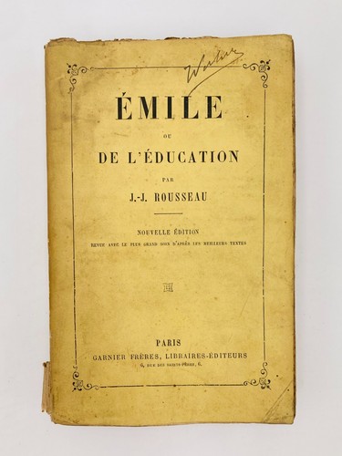 Rousseau émile ou de - rousseau,