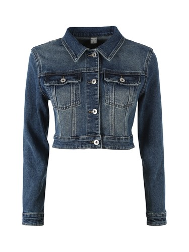 Solada giacca jeans cropped - giacca,