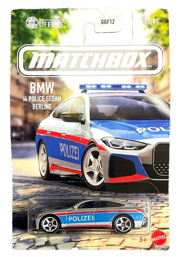 Matchbox bmw polizei berlin - i4,