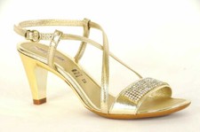 Sandalo elegante strass tacco