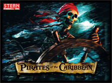 Stern Pirati dei Caraibi POTC flipper alternativo TRANSLITE #1
