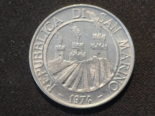 San marino lire 1974 - 10, stg
