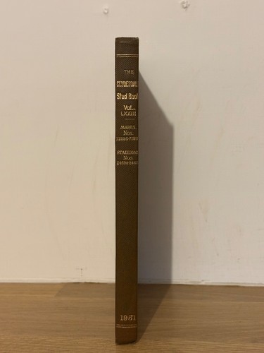 Clydesdale stud book vol - book, 73