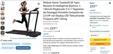 Mobvoi Home Treadmill SE Tapis Roulant AI Intelligente Elettrico 1-12km/h Pieghe