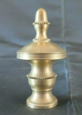 MANIGLIA FREGIO A POMELLO IN OTTONE ARTIGIANALE POMOLO POMOLI POMO h 7 cm CH27