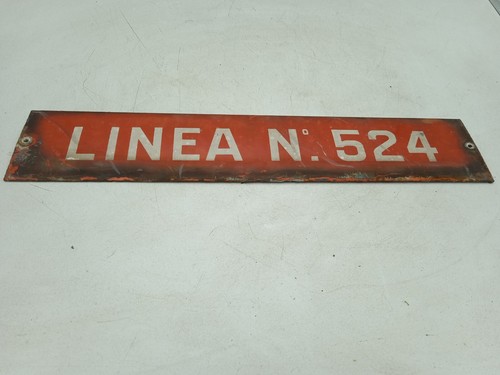 Insegna smaltata regie - insegna,