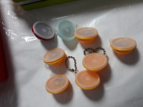 Vintage tupperware keychain - tupperware,