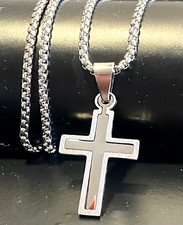 Collana con croce rosario - , in