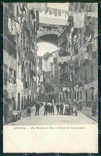 Genova città via madre dio - via, di