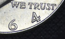 1964-D KENNEDY MEZZO DOLLARO