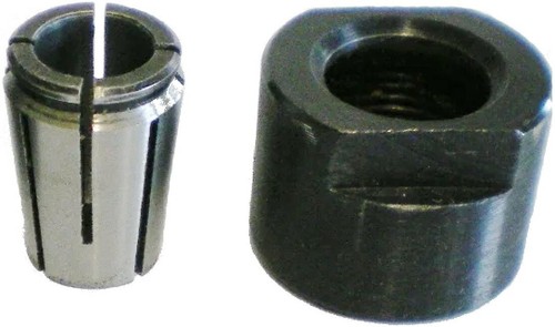 Ghiera con pinza - elastica, per