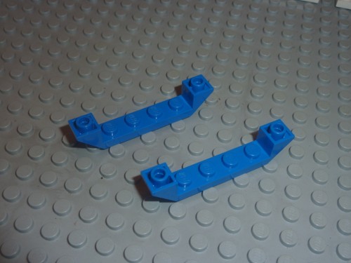 Lego blue slope brick ref - lego,