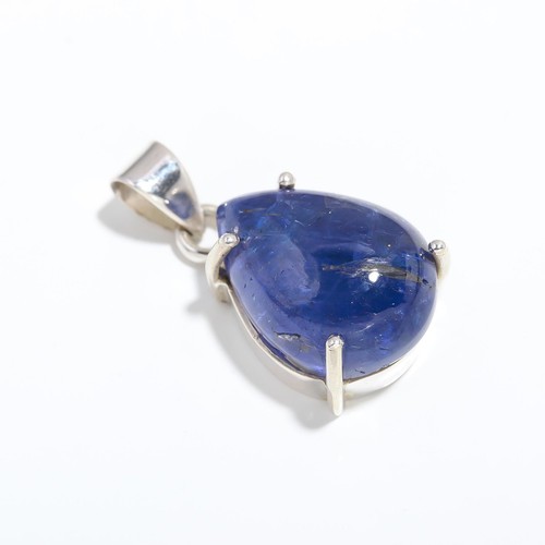 Ciondolo catena pera - , tanzanite