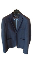 Giacca Uomo Elegante Casual Blazer Blu