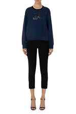 Felpa donna girocollo con logo