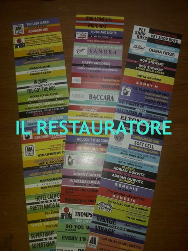 Etichette dischi jukebox - etichette,