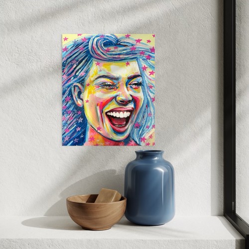 Quadro olio acrilico originale