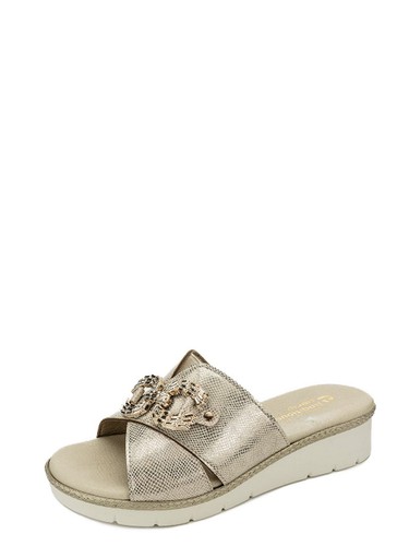 Ciabatte comfort donna argento