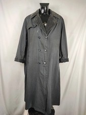 RARO Barbour A605 Trench Coat blu cerato C44/112 cm Waxed Navy Trench Coat La...