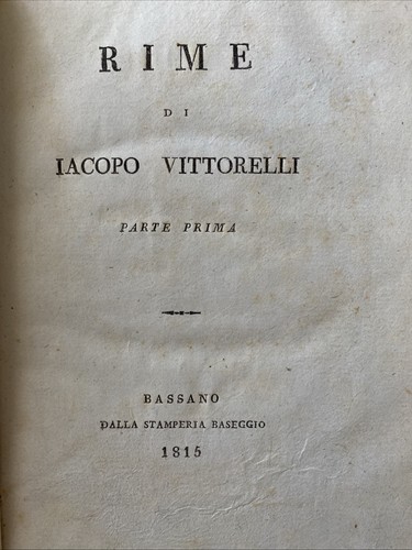 Iacopo vittorelli rime - vittorelli,