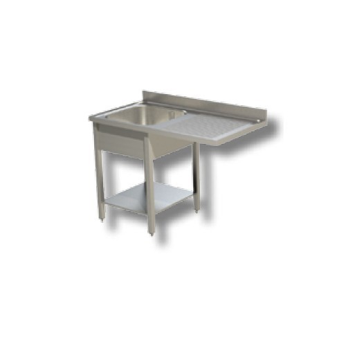 Lavello 120x70x85 acciaio inox