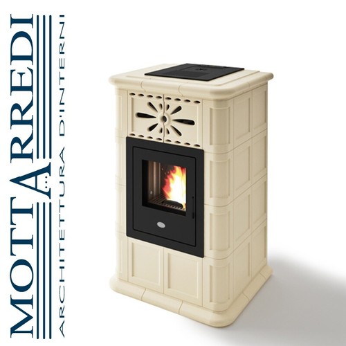 Stufa pellet ceramica - stufa,