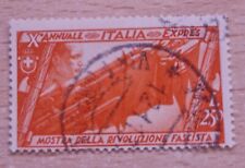 Francobollo Timbrato Italia Regno 1942. Mostra Rivoluzione Fascista