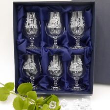 6-teiliges Whisky Cognac Liquore Brandy Obstbrand Vetro Set - Im Regali Cartone