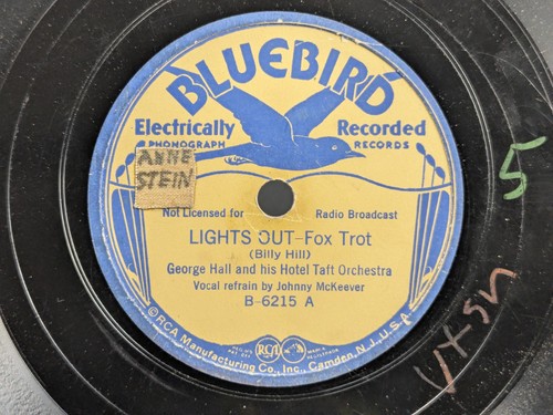 George hall rpm bluebird - -, 78