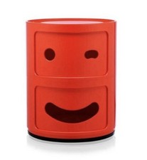 Cassettiera Kartell Smile Red